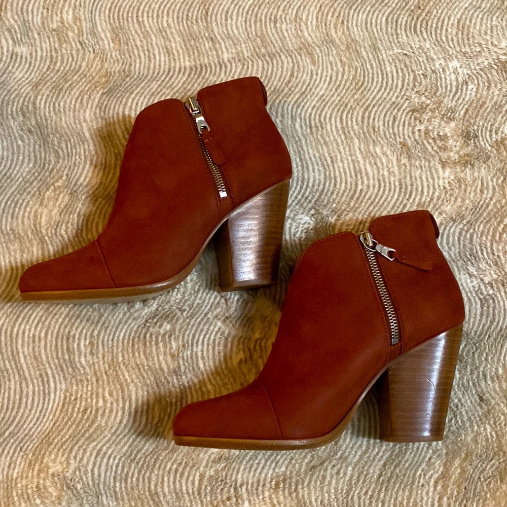 Rag & Bone Margot Boot In Rust Nubuck - image 1